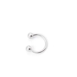 Silver Hoop Nose Ring